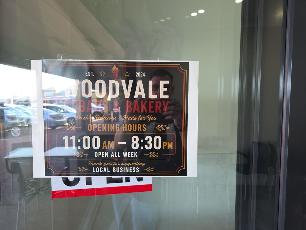Woodvale Kebabs & Bakery sign